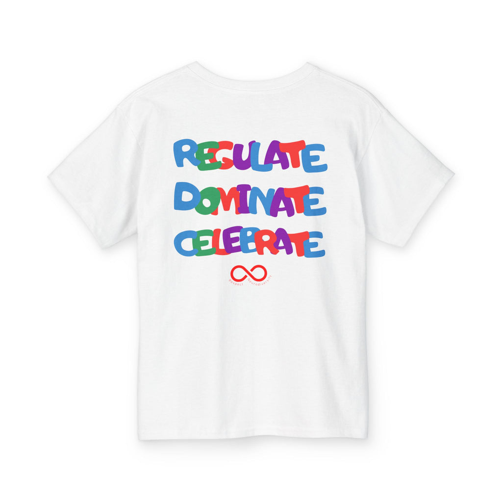 Youth "Regulate. Dominate. Celebrate." T-shirt