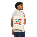 "Regulate. Dominate. Celebrate." Tote
