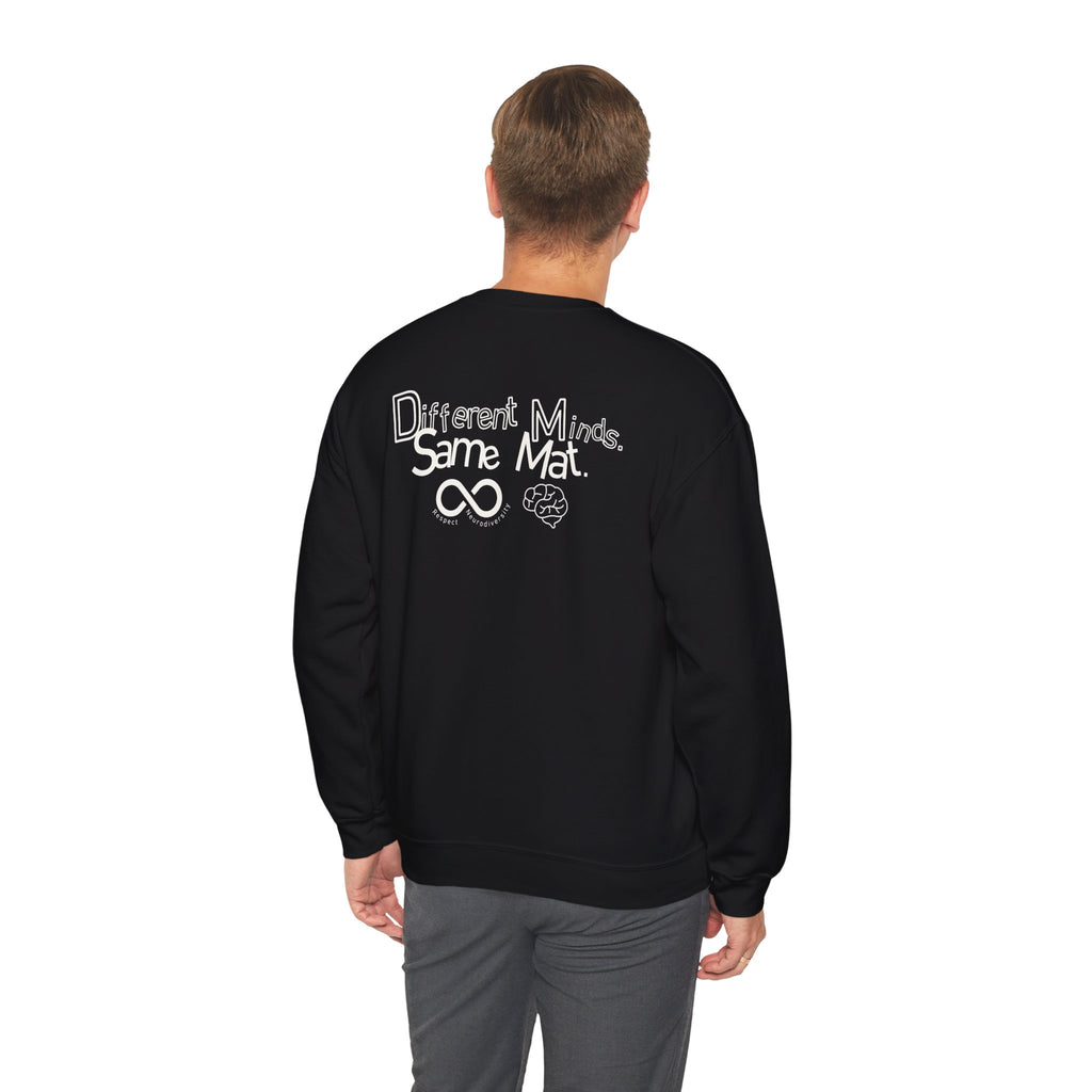 "Different Minds. Same Mat." Sweater
